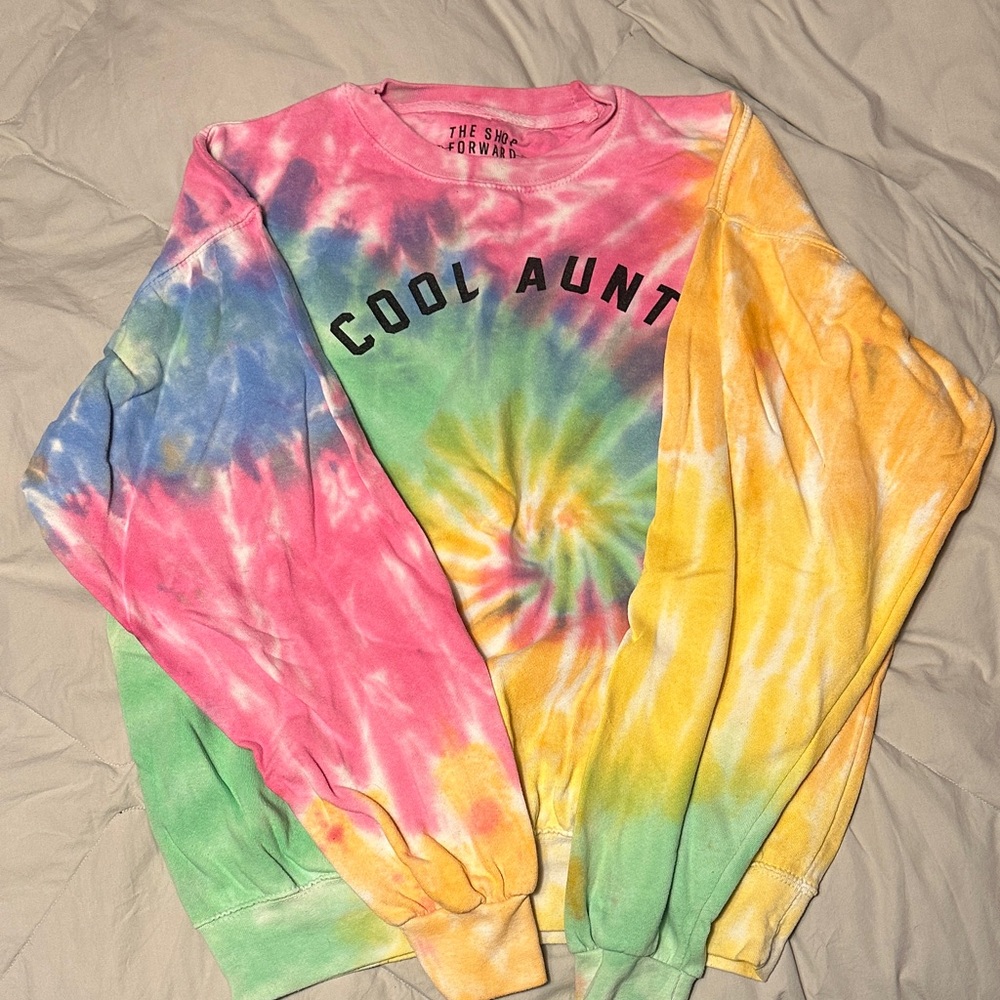 Cool Aunt Tie-Dye Sweatshirt